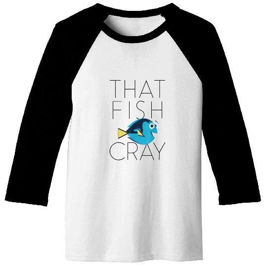 Disneyss Pixars Finding Dory That Fish Cray Dory Line Logo Baseball Tees