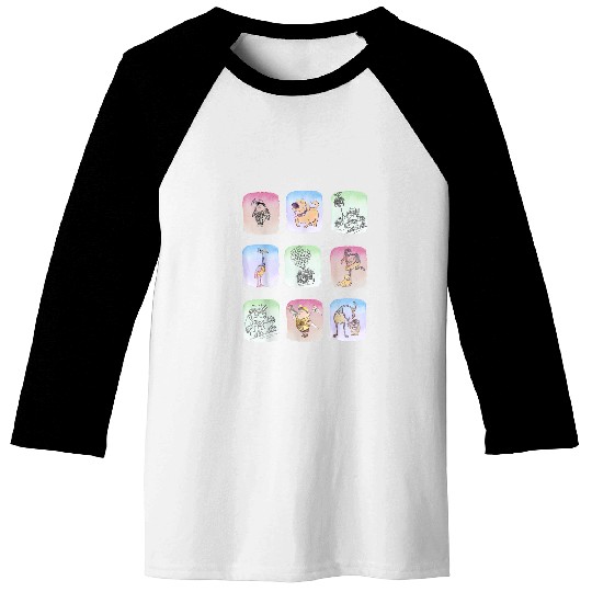Vintage Up Disney Watercolor Disney Baseball Tees