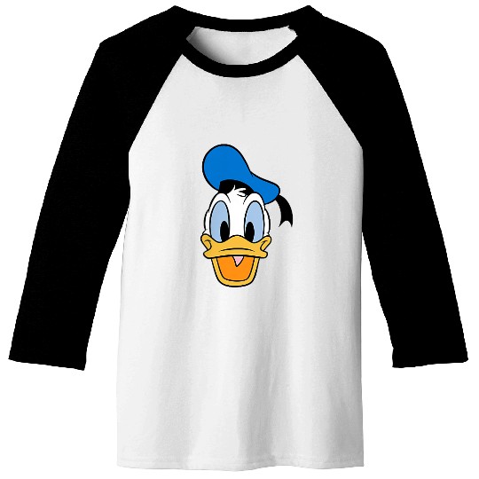 Disney Mickey And Friends Donald Duck Face Small Pocket Logo Baseball Tees