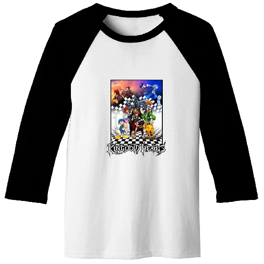 Disneyss Kingdom Hearts Throne Baseball Tees
