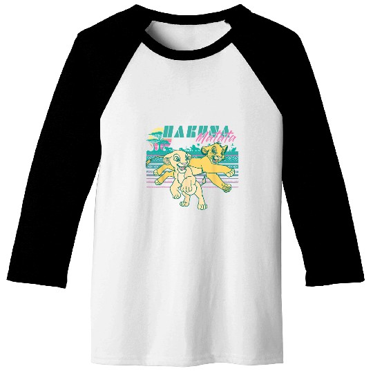 Disney Lion King Retro Simba & Nala 90s Hakuna Matata Baseball Tees