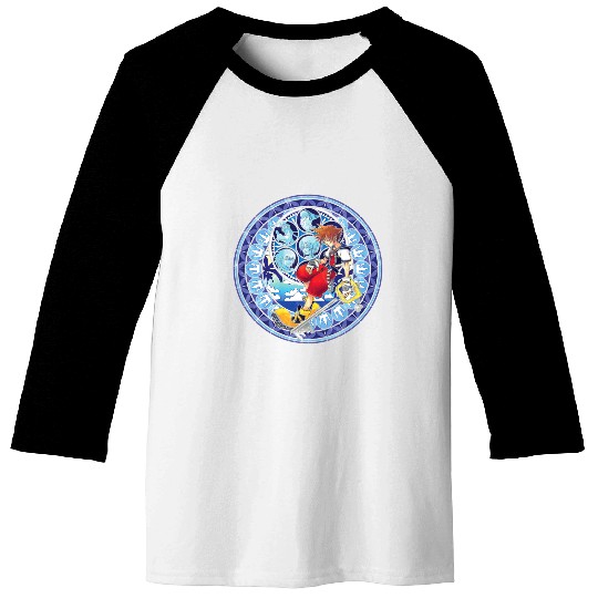 Disney Kingdom Hearts Sora Stained Glass Baseball Tees