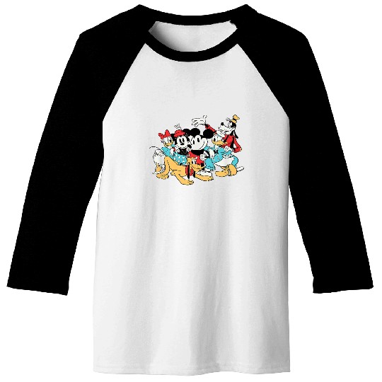Amazon Essentials Disney Mickey and Friends Grou Baseball Tees