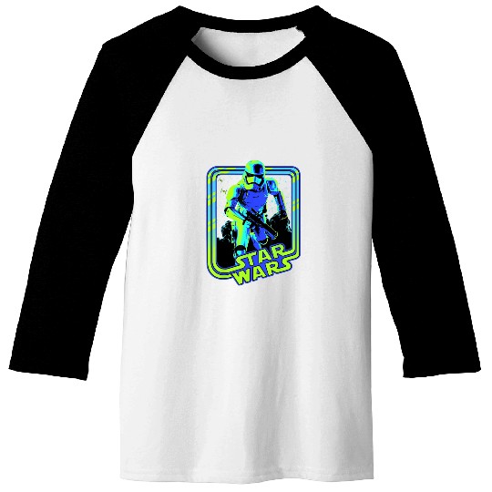 Star Wars Stormtrooper Glow Neon Disney Baseball Tees