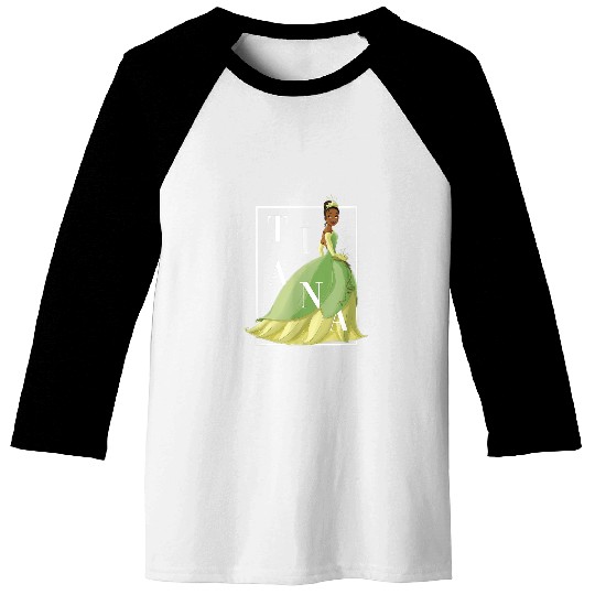 Disney Princess Tiana Character Box Baseball Tees