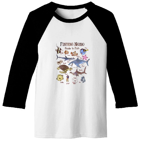 Disneyss Pixars Finding Nemo Fish Guide Baseball Tees