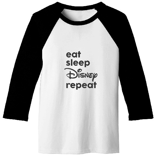 Disney Eat Sleep Disney Repeat Baseball Tees