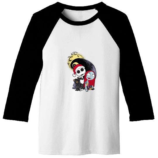 Disney The Nightmare Before Christmas Jack Sally Baseball Tees