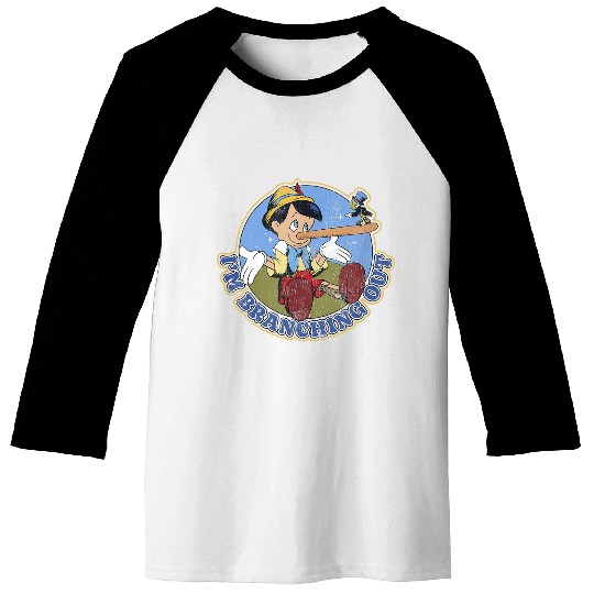 Disneyss Pinocchio Jiminy Cricket Branching Out Baseball Tees