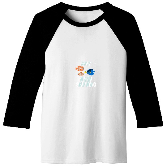 Disneyss Pixars Finding Dory Just Keep Swimming Group shots Baseball Tees