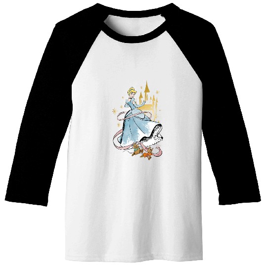 Disney Princess - Cinde Collage Baseball Tees