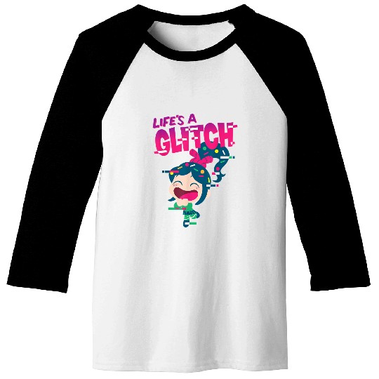Disney Ralph Breaks the Internet Vanellope Glitch Baseball Tees