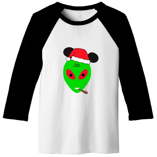 Alien christmas  : Mickey Disney Christmas, Disney Christmas Baseball Tees