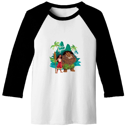Disney Moana 2 Moana and Maui Together Again Baseball Tees