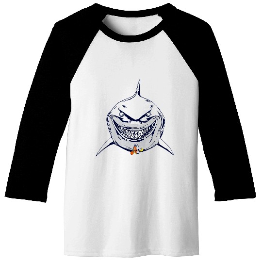 Disneyss Pixars Finding Nemo Hello Bruce Big Chest Portrait Baseball Tees