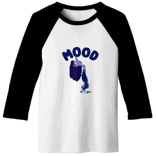 Disney Inside Out 2 Mood Ennui Bored Retro Shot Baseball Tees