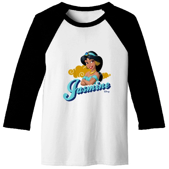 Disneyss Princess Jasmine Aladdin Character Baseball Tees
