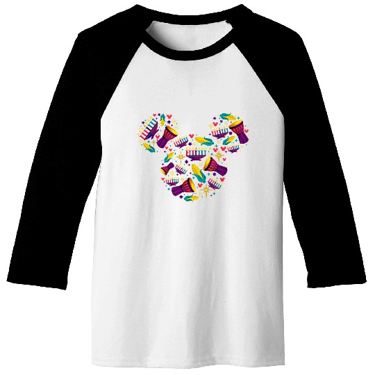 Disneyss Mickey Mouse Icon Kwanzaa Baseball Tees