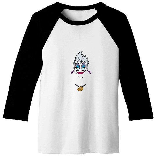 Disney Villains Ursula Big Face Baseball Tees
