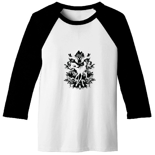 Disney Bambi Ink Drawing Baseball Tees