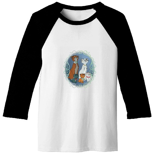 Disney Aristocats Scroll Baseball Tees