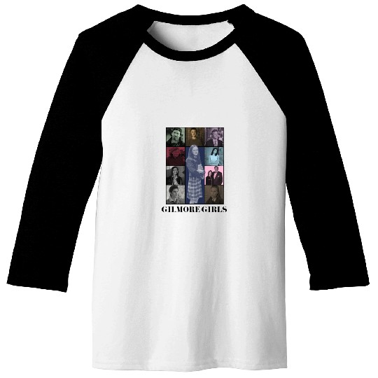 gilmore girls eras tour poster black print Baseball Tees