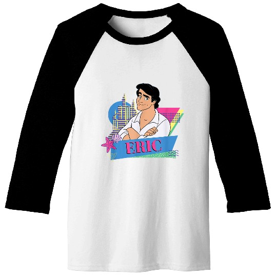 Disneyss The Little Mermaid Retro Couples Matching Prince Eric Baseball Tees
