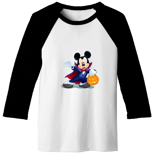 Disney Halloween Mickey Mouse Vampire Baseball Tees