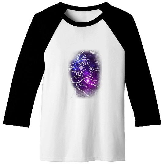 Disneyss Lion King Mufasa Galaxies Graphic Baseball Tees
