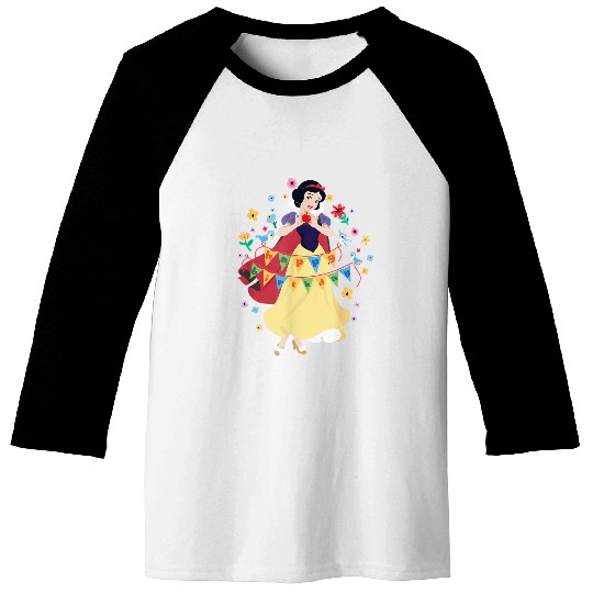 Disneyss Princess Snow White Happy Birthday Baseball Tees
