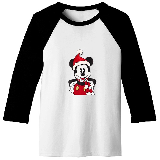 Disney Mickey 3D Christmas Baseball Tees