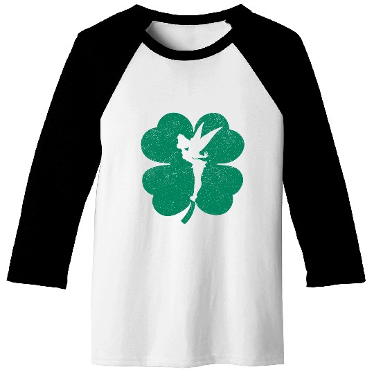 Disney Tinker Bell Green Shamrock St Patricks Day Patricks Day Baseball Tees