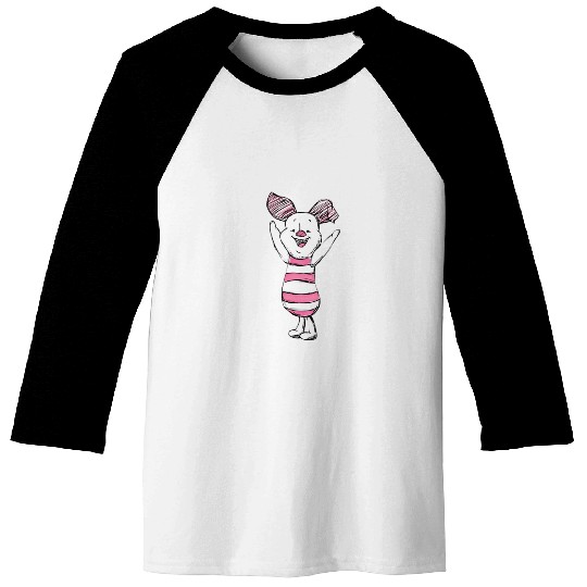 Disney Happy Piglet Baseball Tees