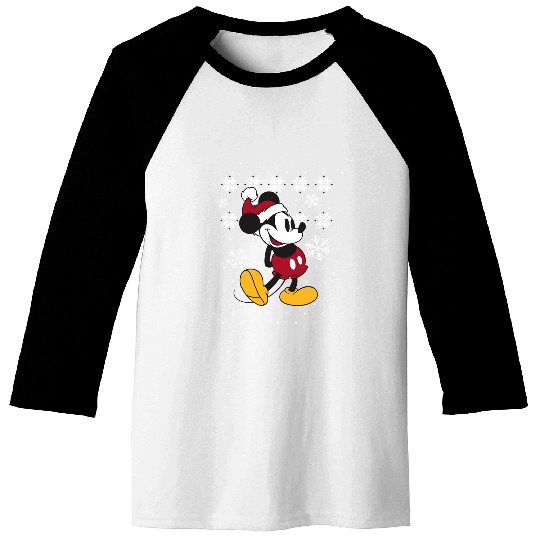 Disney Mickey Mouse Winter Spirit Baseball Tees