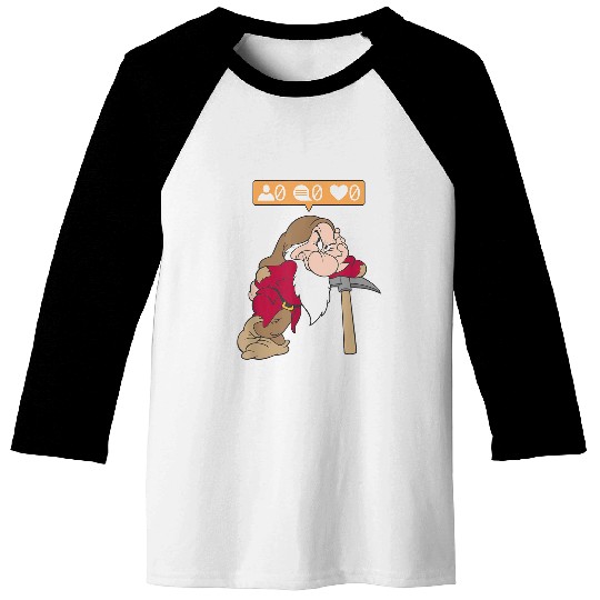 Disneyss Snow White The Seven Dwarfs Grumpy Doesn't Like Baseball Tees