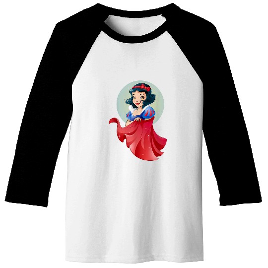 Disneyss Snow White Stylized Baseball Tees