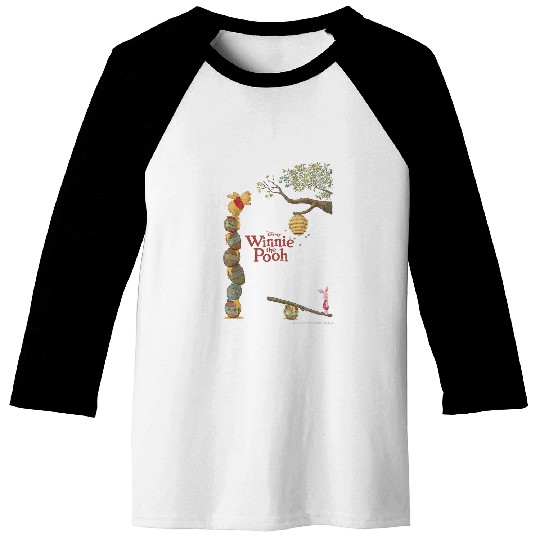 Disney Winnie The Pooh Piglet Honey Pot Stack Baseball Tees