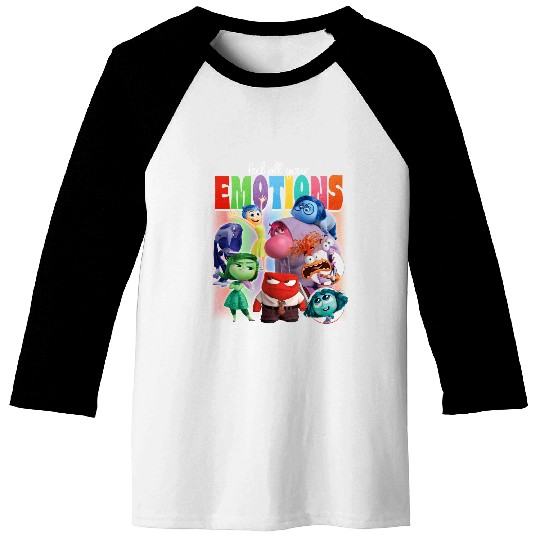 Disneys Pixar Inside Out 2 Feel All Your Emotions Baseball Tees