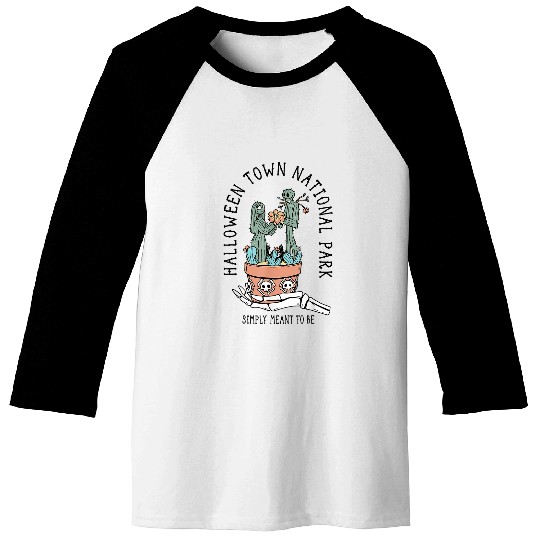 Disneyss The Nightmare Before Christmas Jack Sally Cactus Baseball Tees