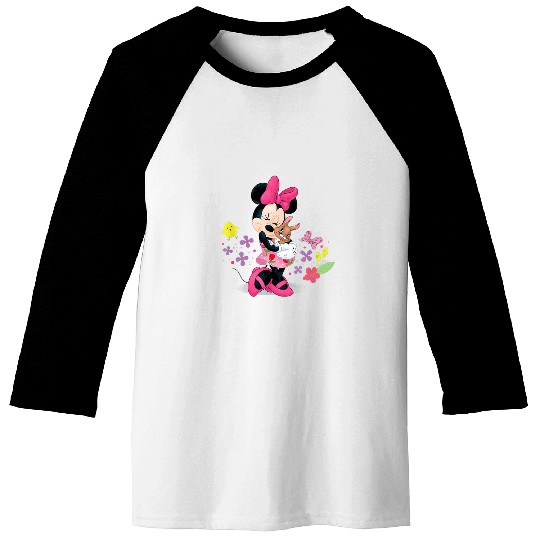 Disney Easter Minnie And Bunny Baseball Tees
