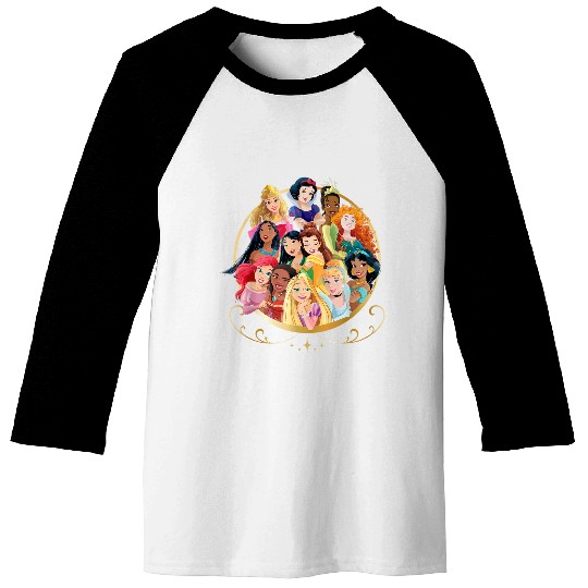 Disneyss Princess Royal Friends Group Baseball Tees
