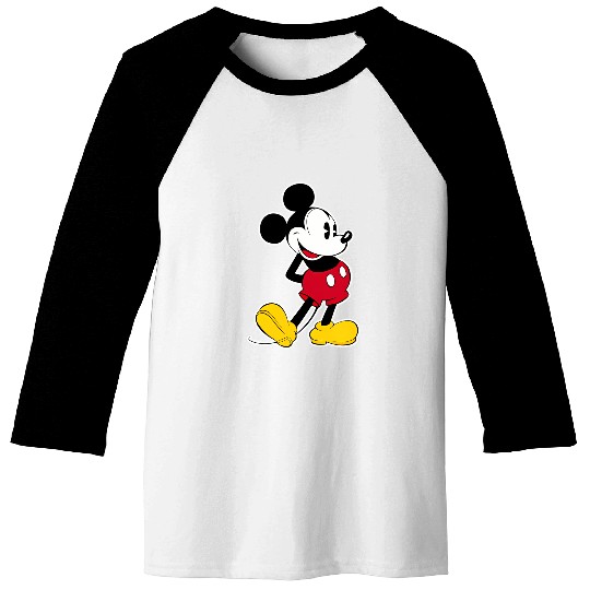 Disney Mickey Mouse Classic Small Pose Baseball Tees