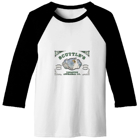 Disney The Little Mermaid Scuttle's Treasure Appraisal Co. Baseball Tees