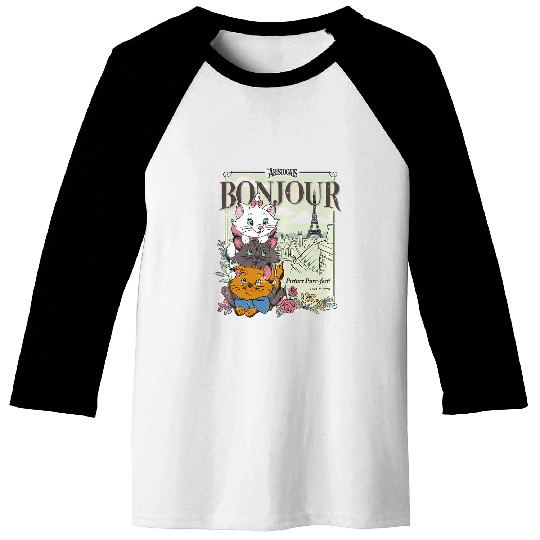 Disney The Aristocats Bonjour Baseball Tees