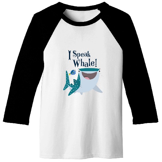 Disney Pixar Finding Dory Destiny amp; Dory I Speak Whale Logo Baseball Tees