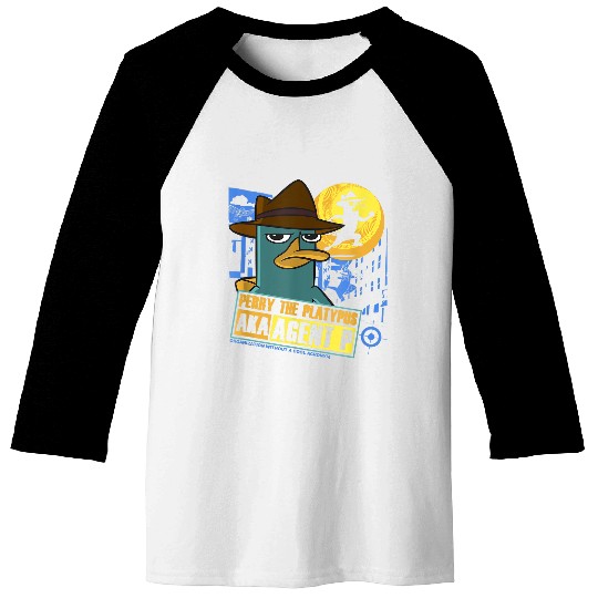 Disney Phineas And Ferb Perry The Platypus Aka Agent P Baseball Tees