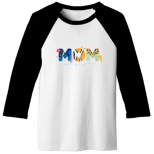 Disneyss And Pixarss Finding Nemo Mom Mothers Day Birthday Baseball Tees