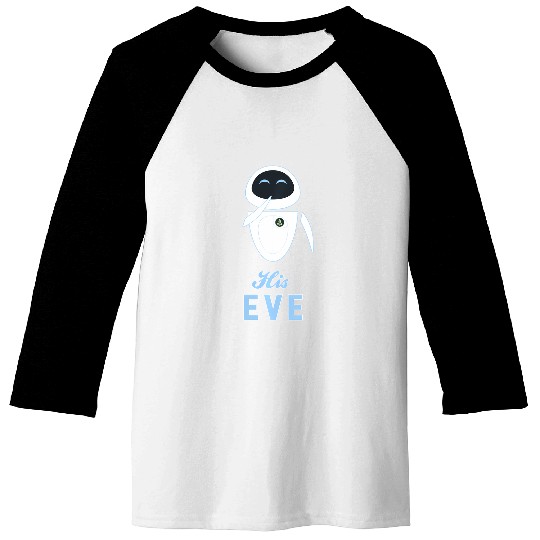 Disney Pixar Wall-E His Eve Couples Baseball Tees