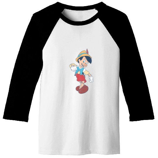 Disney Pinocchio Vintage Portrait Baseball Tees