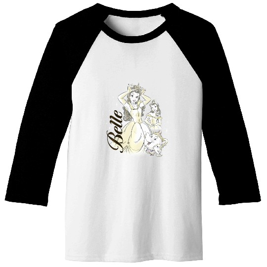 Disney Princess - Belle Collage Baseball Tees